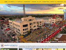 Tablet Screenshot of cityofcauayan.gov.ph